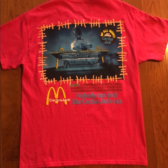 Travis Scott x McDonalds Vintage Action Figure T-Shirt - Picture 2 of 3